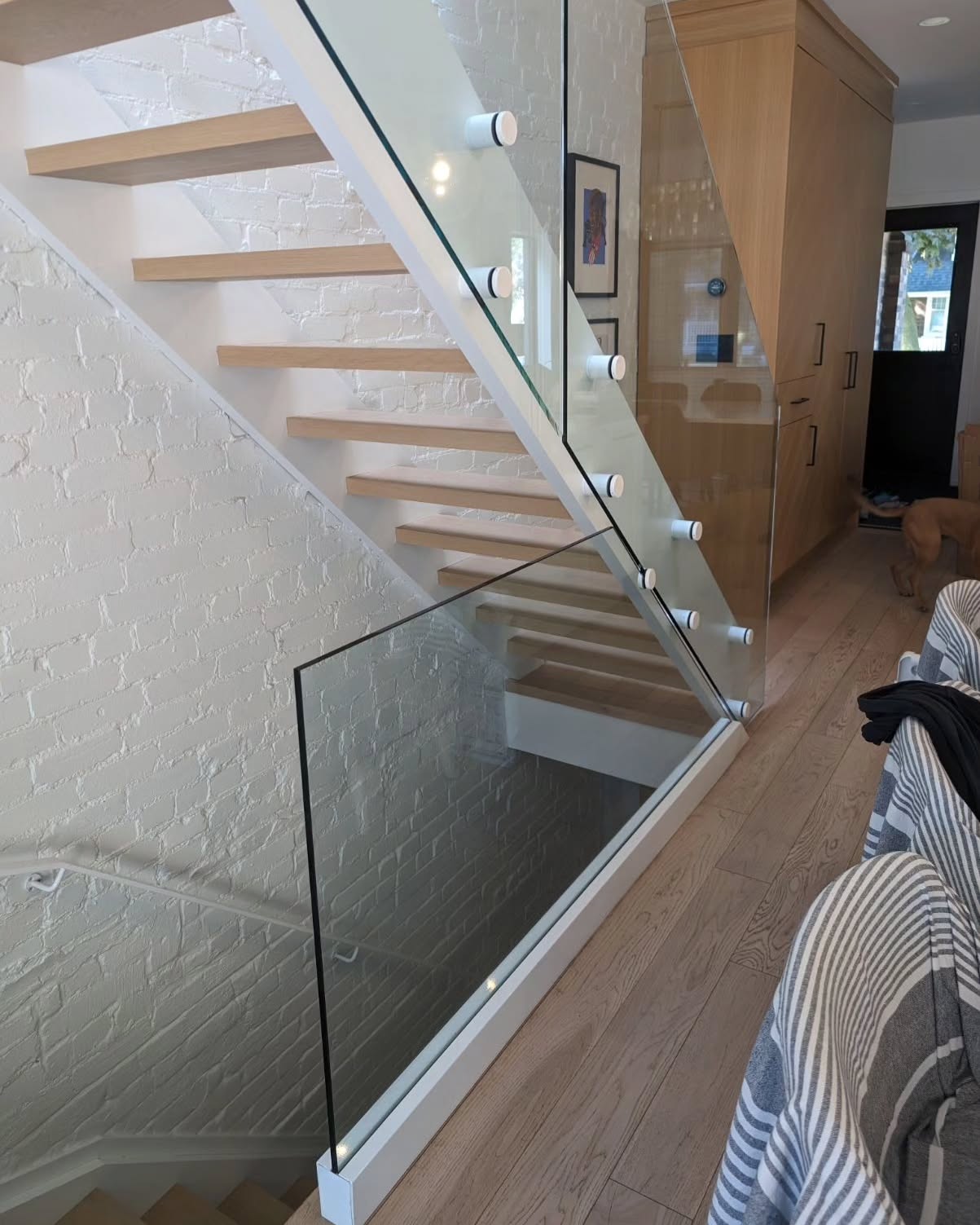 Double-Height Glass Railing System
